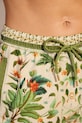 Szorty kąpielowe damskie z motywem roślinnym multicolor RS26-ESDB00