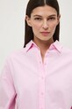 Koszula oxford damska bawełniana różowy RS26-KDD303