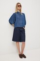 Medicine koszula damska z lyocellu RS26-KDD601 granatowy RS26