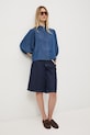 Medicine koszula damska z lyocellu RS26-KDD601 granatowy RS26