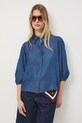 Medicine koszula damska z lyocellu granatowy RS26-KDD601