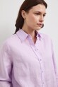 Medicine koszula damska lniana fioletowy RS26-KDD700