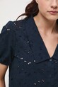Medicine koszula damska bawełniana RS26-KKD702 granatowy