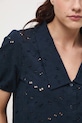 Medicine koszula damska bawełniana RS26-KKD702 granatowy