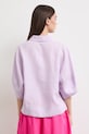 Odzież Koszula damska lniana gładka RS26-KKD901 fioletowy
