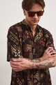 Koszula męska z wiskozy multicolor RS26-KKM802