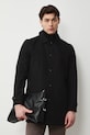Medicine płaszcz bawełniany czarny RS26-KPM303