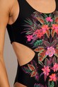 Strój kąpielowy jednoczęściowy damski w kwiaty multicolor RS26-KSD906