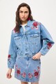 Medicine kurtka jeansowa bawełniana RS26-KUD455 niebieski RS26