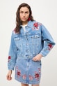 Bavlnená rifľová bunda Medicine RS26-KUD455 modrá RS26
