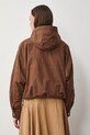 Odzież Medicine krótka kurtka damska z bawełny RS26-KUD600 brązowy