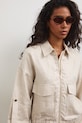 Medicine bomberka damska lniana beżowy RS26-KUD802