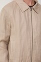 Medicine bomberka męska lniana RS26-KUM705 beżowy