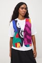 Kamizelka bawełniana damska z kolekcji Eviva L'arte RS26-KZD250 multicolor RS26