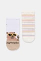 Skarpety damskie bawełniane z motywem zwierzęcym 2-pack multicolor RS26-LGD803