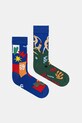 Medicine skarpetki bawełniane 2-pack skarpetki długie multicolor RS26-LGM250