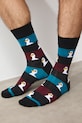 Skarpety męskie bawełniane z motywem zwierzęcym 2-pack RS26-LGM535 multicolor