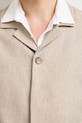 Marynarka męska z lnem RS26-MKM920 beżowy