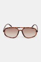 Akcesoria Medicine okulary przeciwsłoneczne pilotki damskie RS26-OKD504 brązowy