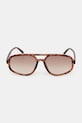 Akcesoria Medicine okulary przeciwsłoneczne pilotki damskie RS26-OKD504 brązowy