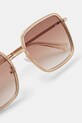 Akcesoria Okulary przeciwsłoneczne kwadratowe damskie RS26-OKD908 brązowy