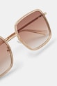 Akcesoria Okulary przeciwsłoneczne kwadratowe damskie RS26-OKD908 brązowy
