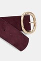 Medicine Pasek damski z imitacji zamszu RS26-PAD702 bordowy RS26