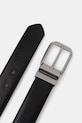 Akcesoria Pasek męski ze skóry ekologicznej RS26-PAM303 czarny