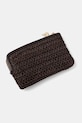 Akcesoria Portmonetka damska pleciona RS26-PFD801 brązowy