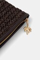 Portmonetka damska pleciona brązowy RS26-PFD801