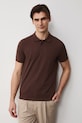 Medicine polo męskie brązowy RS26-POM050