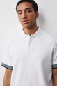 Medicine polo męskie bawełniane z elastanem biały RS26-POM501
