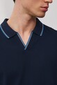 Medicine polo męskie bawełniane z elastanem RS26-POM700 granatowy