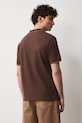 Odzież Medicine polo męskie bawełniane z elastanem RS26-POM700 brązowy