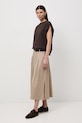 Medicine spódnica z rozcięciami RS26-SDD501 beżowy RS26