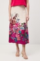 Medicine spódnica trapezowa z wiskozy multicolor RS26-SDD658