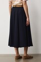 Oblečenie Skladaná sukňa z lyocellu RS26-SDD702 tmavomodrá