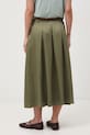 Odzież Medicine spódnica plisowana z lyocellu RS26-SDD702 zielony