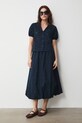 Spódnica bombka bawełniana RS26-SDD703 granatowy RS26