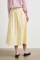 Odzież Spódnica bawełniana midi RS26-SDD805 żółty
