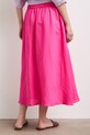 Odzież Spódnica z lnem gładka RS26-SDD901 różowy