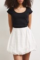 Spódnica bombka bawełniana biały RS26-SDD904