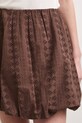Spódnica bombka bawełniana brązowy RS26-SDD904