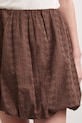 Spódnica bombka bawełniana brązowy RS26-SDD904