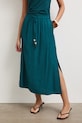 Spódnica trapezowa z wiskozą RS26-SDD905 turkusowy RS26