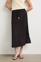 Spódnica trapezowa z wiskozą RS26-SDD905 czarny RS26