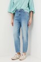 jeansy mom fit damskie RS26-SJD030 niebieski RS26