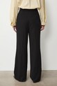 Odzież Spodnie damskie wide leg gładkie RS26-SPD300 czarny