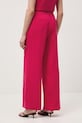 Odzież Spodnie wide leg damskie z wiskozą RS26-SPD600 różowy
