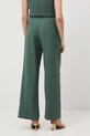 Odzież Spodnie wide leg damskie z wiskozą RS26-SPD600 zielony